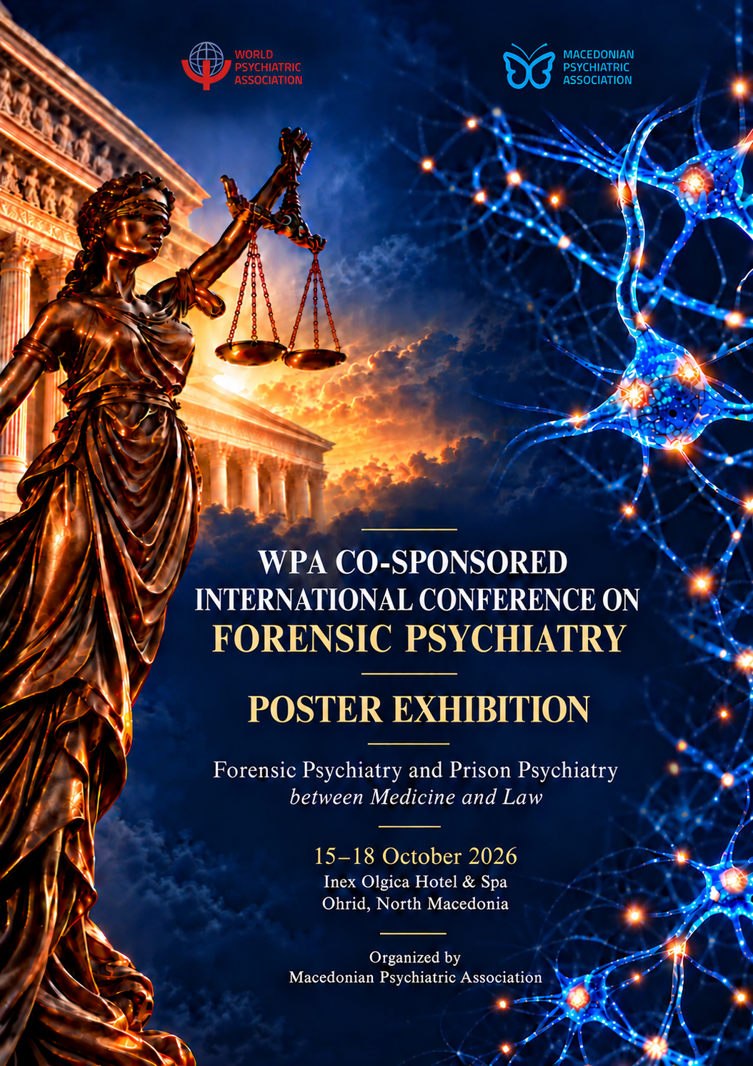 Poster Exhibition — WPA Co-sponsored International Conference on Forensic Psychiatry, Ohrid, 15–18 October 2026